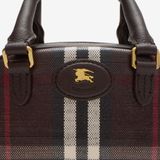  Túi Nữ Burberry Mini Highlands Bowling Bag​ 'Mahogany Red' 