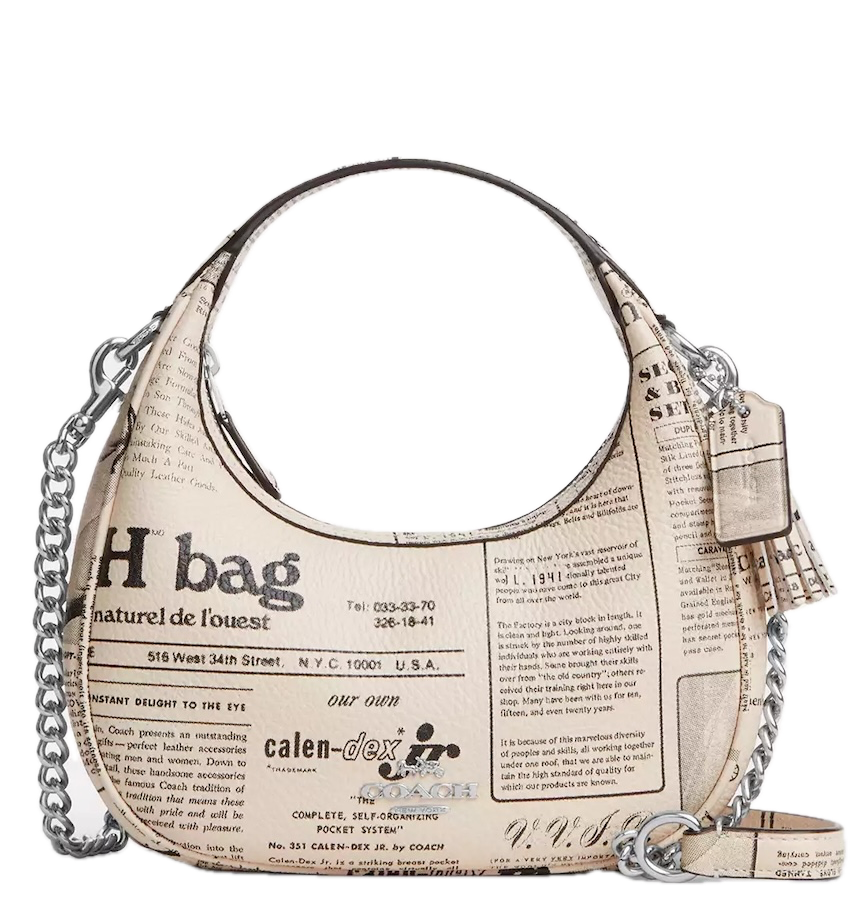  Túi Nữ Coach Carmen Mini Crossbody Bag 'Newspaper Print' 