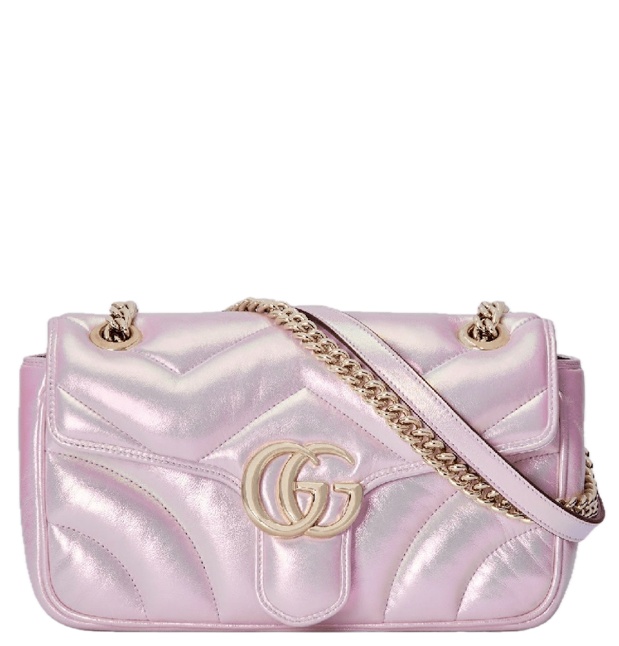  Túi Nữ Gucci GG Marmont Medium Shoulder Bag 'Pink' 