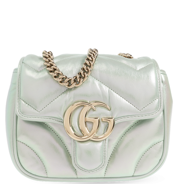  Túi Nữ Gucci GG Marmont Mini Crossbody Bag 'Green' 