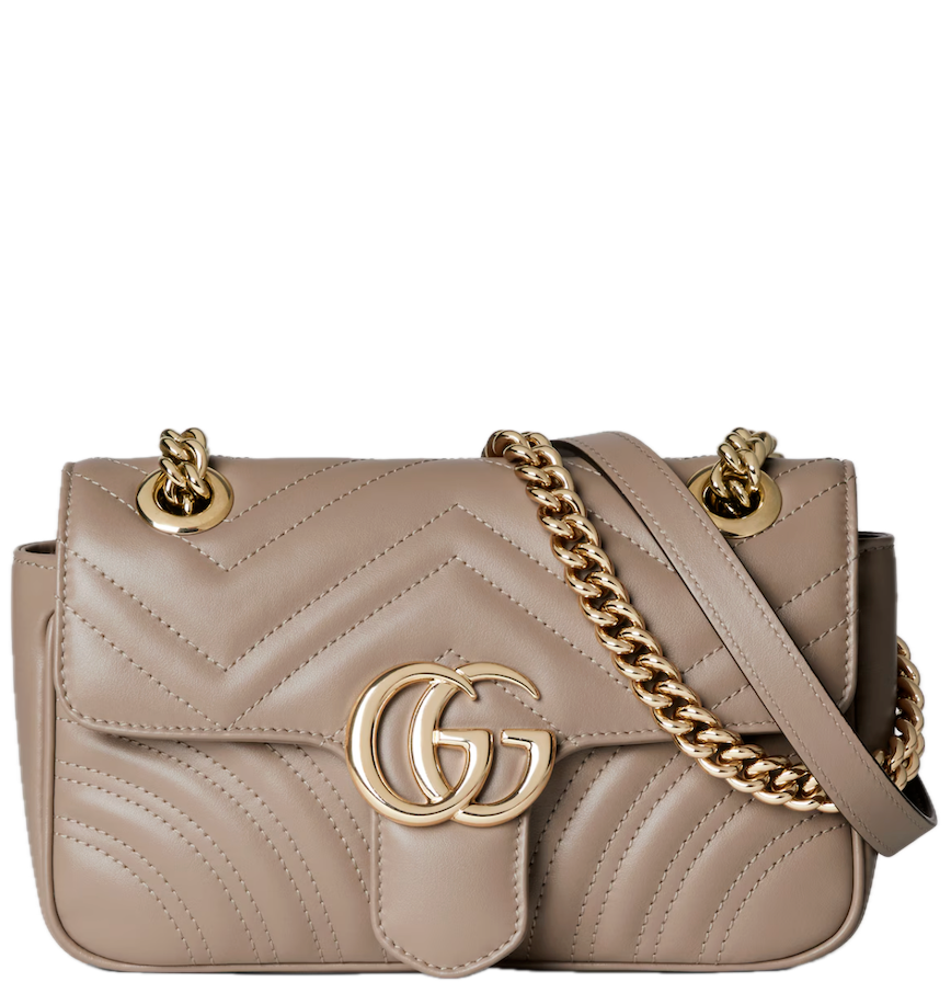 Túi Nữ Gucci GG Marmont Small Shoulder Bag 'Taupe' 
