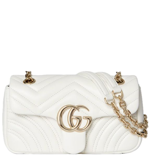  Túi Nữ Gucci GG Marmont Small Shoulder Bag 'White' 