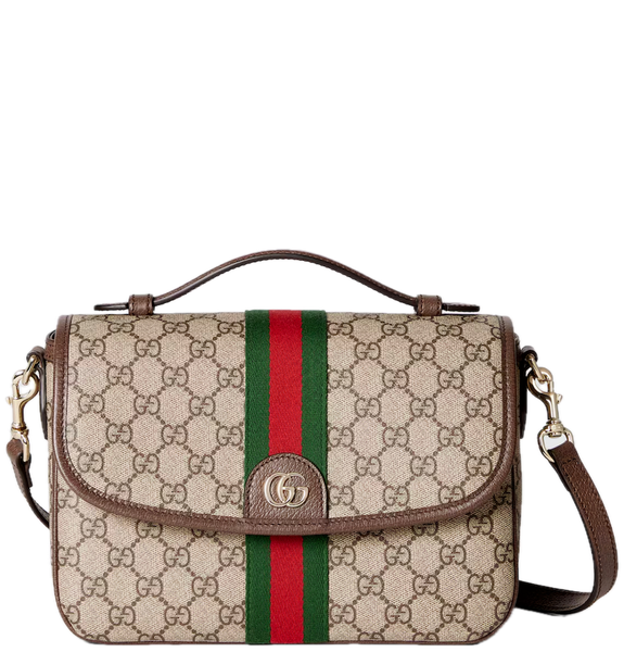  Túi Nữ Gucci Ophidia Medium Top Handle Bag 'Beige' 