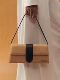  Túi Nữ Jacquemus Bambino Long Flap Bag 'Natural' 