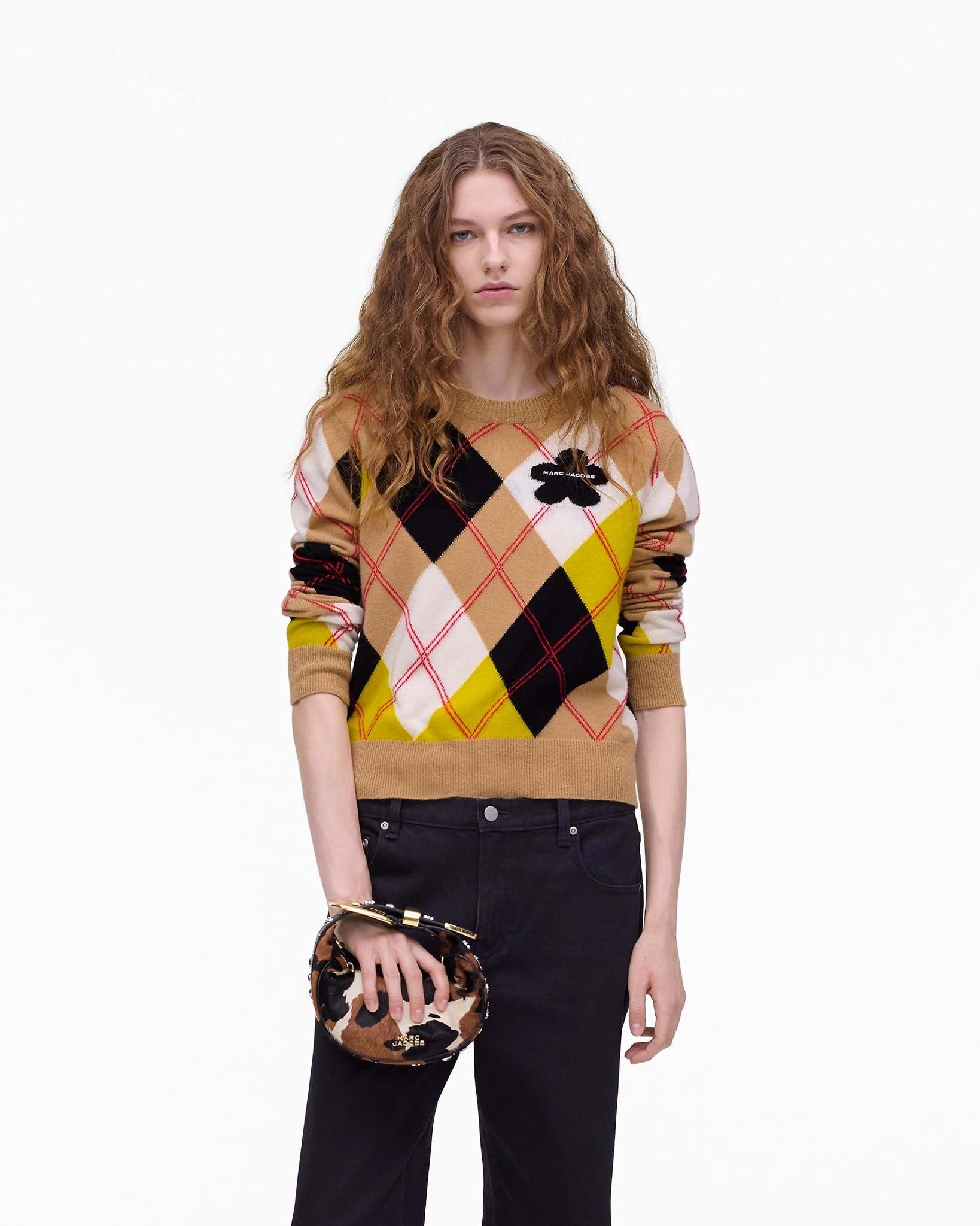  Túi Nữ Marc Jacobs Cow Haircalf Party Bag 'Brown' 