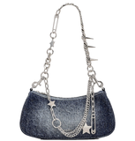  Túi Nữ Marc Jacobs Faded Charm Shoulder Bag 'Denim' 