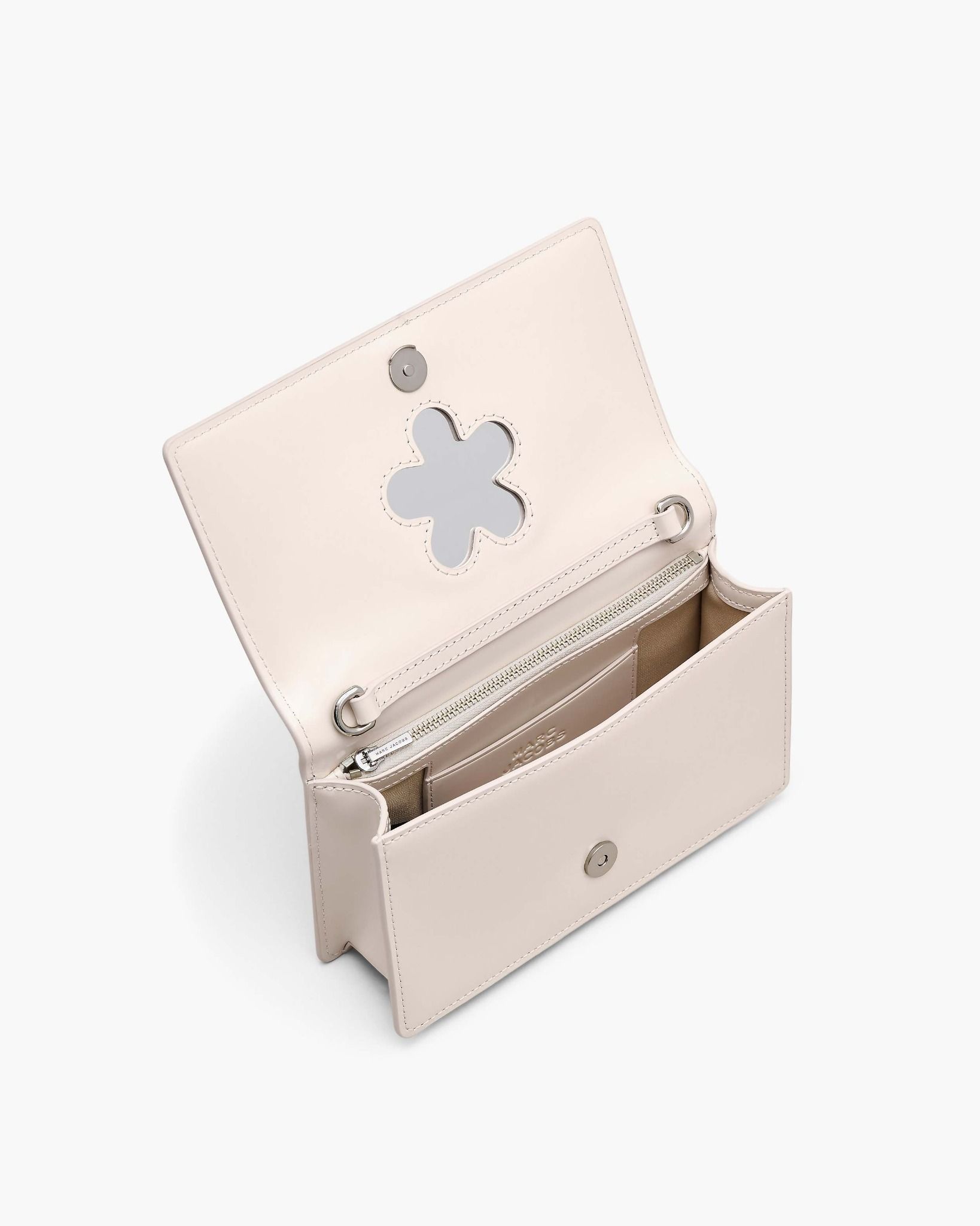  Túi Nữ Marc Jacobs Glam Mirror Mini Bag 'White' 