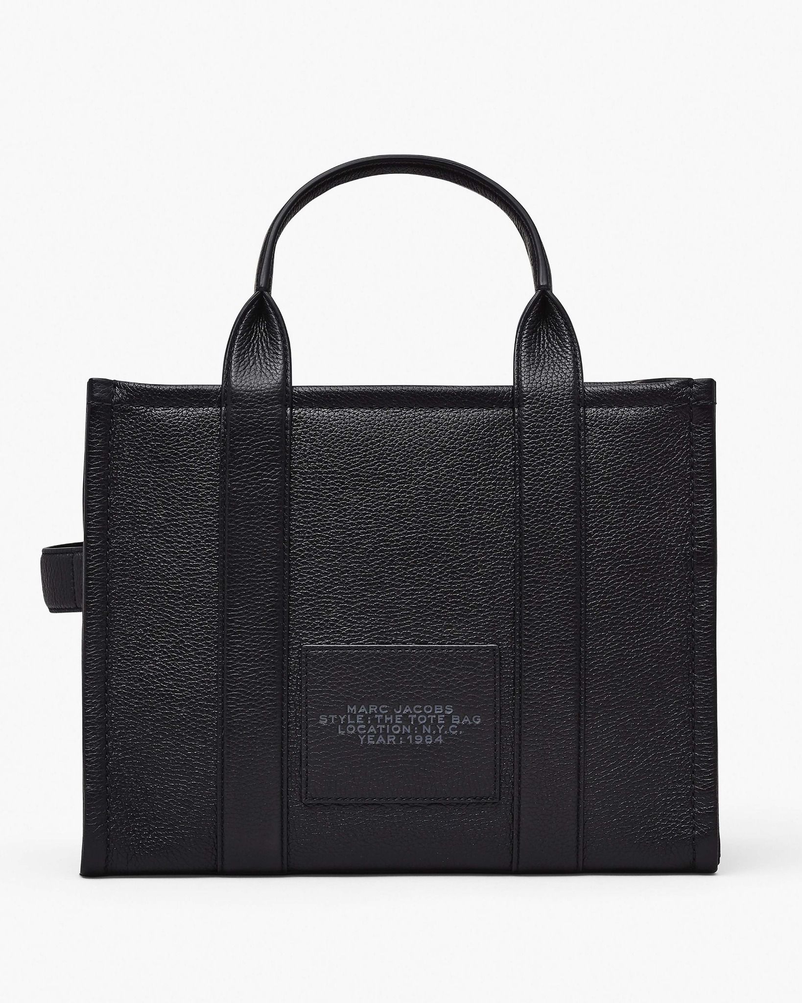  Túi Nữ Marc Jacobs Leather Medium Tote Bag 'Black' 