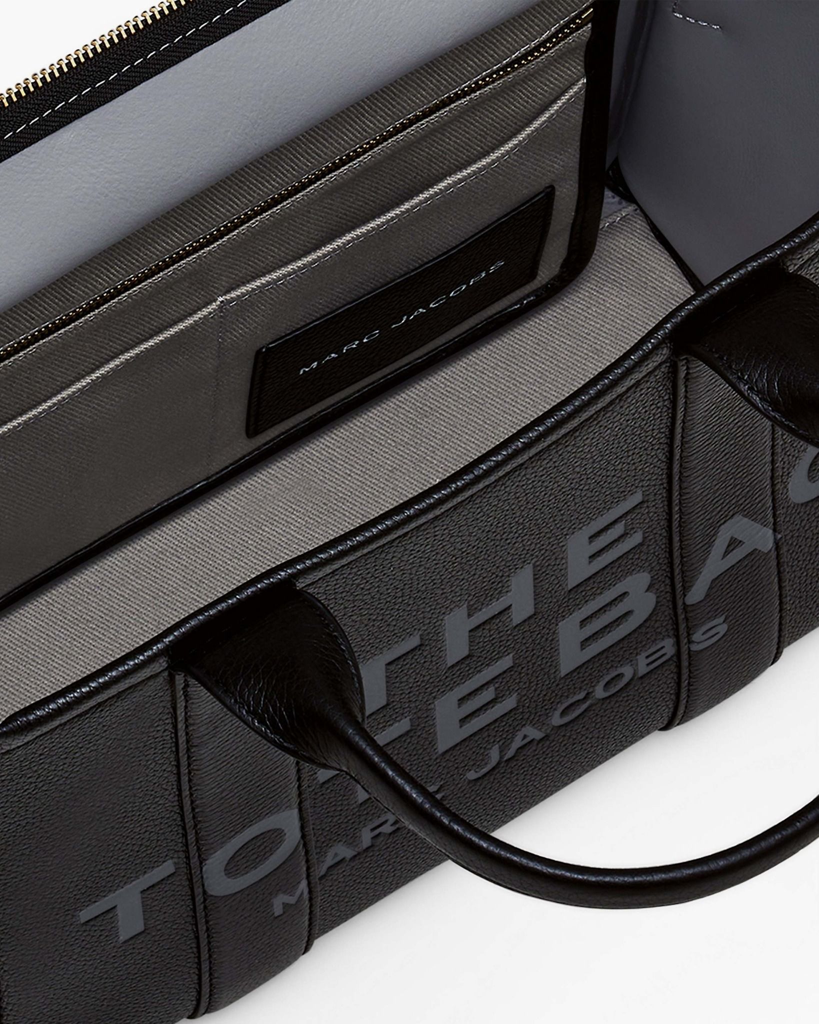  Túi Nữ Marc Jacobs Leather Medium Tote Bag 'Black' 