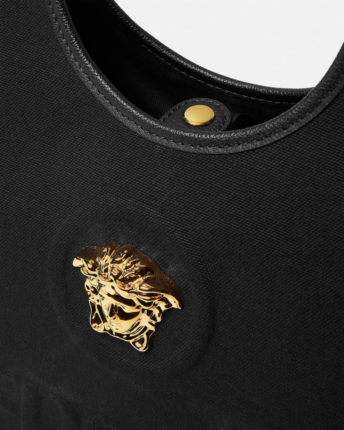  Túi Nữ Versace La Medusa Canvas Tote 'Black' 