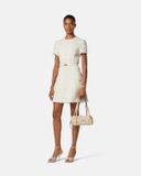  Túi Nữ Versace Tag Nappa Bowling Bag 'Beige' 