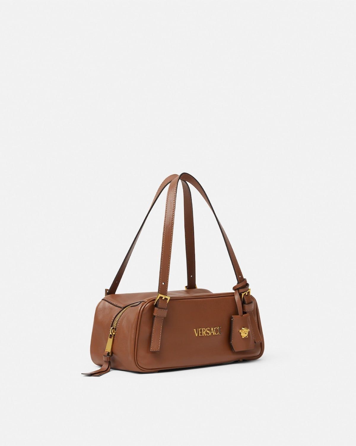  Túi Nữ Versace Tag Nappa Bowling Bag 'Brown' 