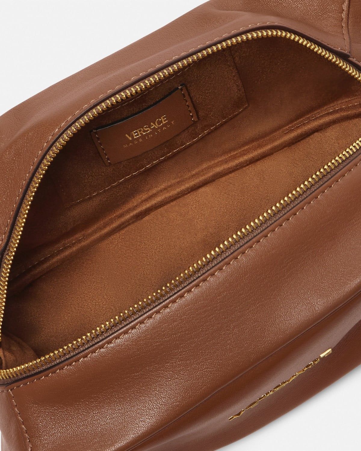  Túi Nữ Versace Tag Nappa Bowling Bag 'Brown' 