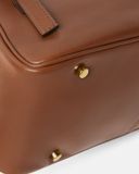  Túi Nữ Versace Tag Nappa Bowling Bag 'Brown' 