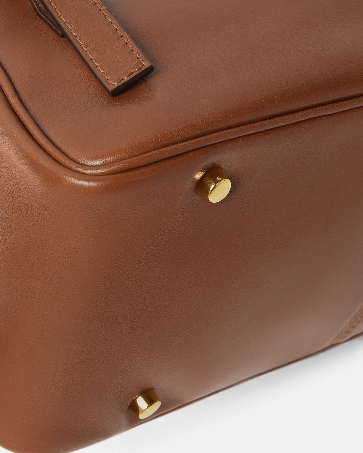  Túi Nữ Versace Tag Nappa Bowling Bag 'Brown' 