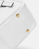  Túi Nữ Versace Tag Nappa Bowling Bag 'White' 