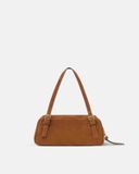  Túi Nữ Versace Tag Suede Bowling Bag 'Brown' 