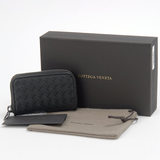  Ví Bottega Veneta Coin Case In Intrecciato 'Black' 