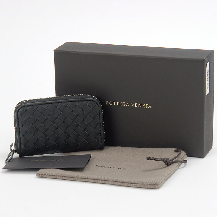  Ví Bottega Veneta Coin Case In Intrecciato 'Black' 