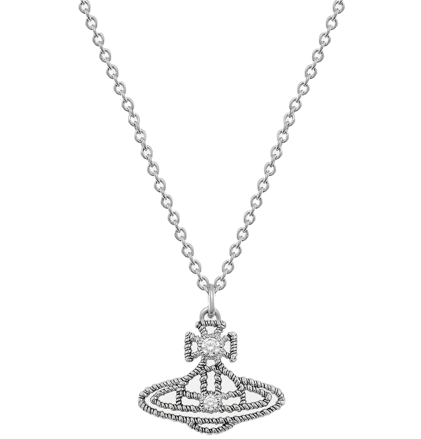  Vòng Cổ Nữ Vivienne Westwood Coretta Pendant 'White' 
