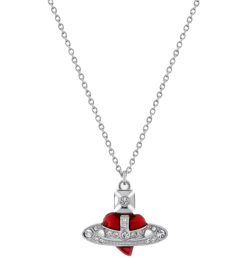  Vòng Cổ Nữ Vivienne Westwood Diamante Heart 'Red' 