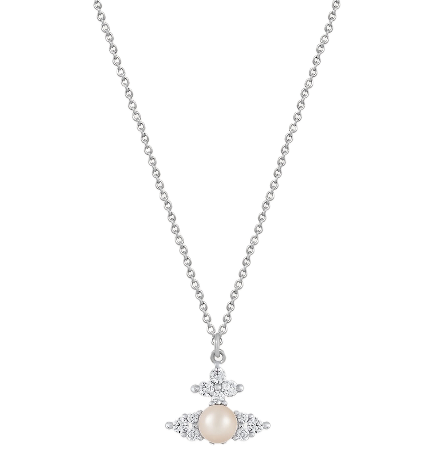  Vòng Cổ Nữ Vivienne Westwood Feodora Pendant 'White' 