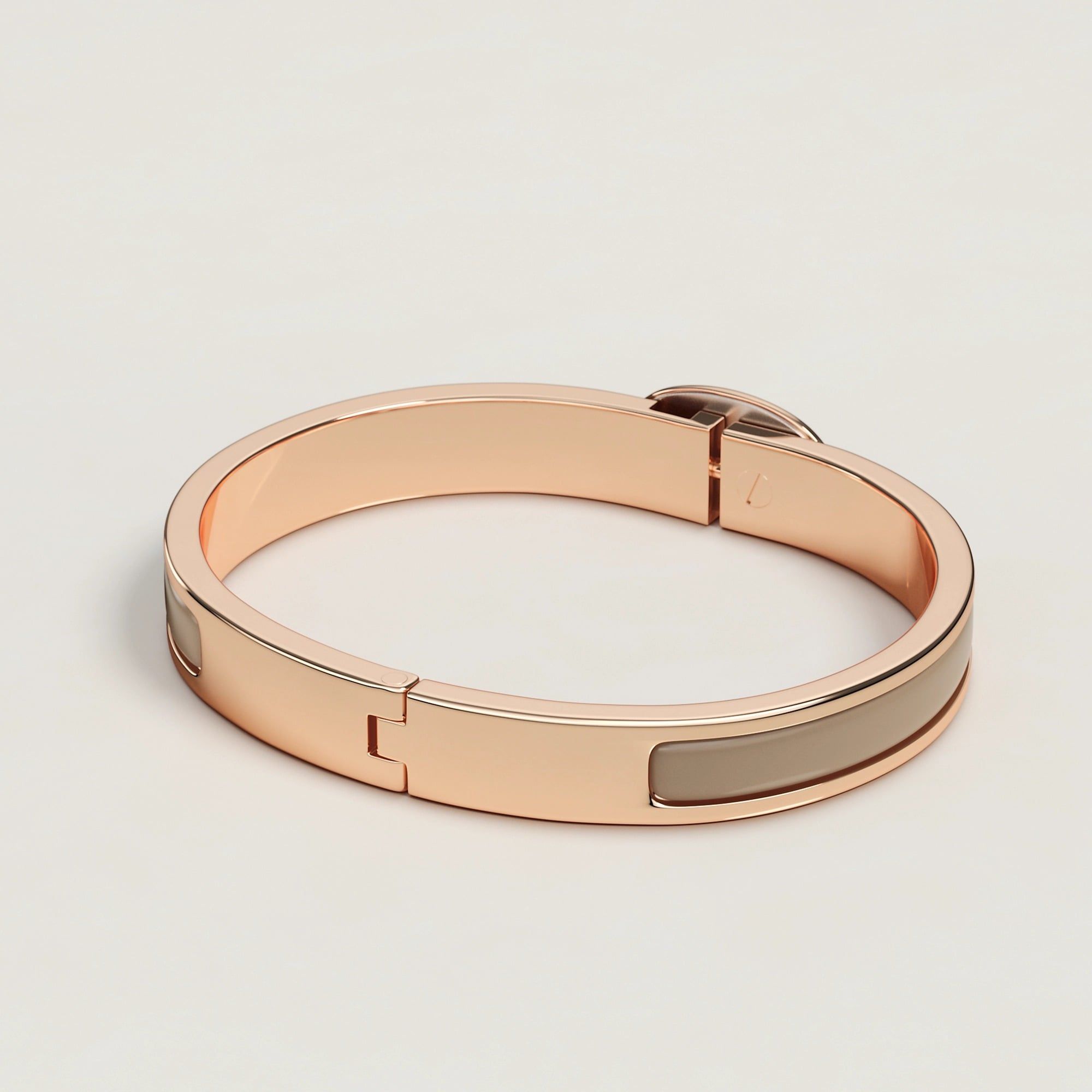  Vòng Tay Nữ Hermes Mini Clic Chaine d'Ancre 'Marron' 