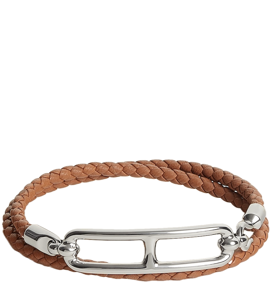  Vòng Tay Nữ Hermes Roulis Double Tour 'Gold Palladium' 