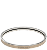  Vòng Tay Nữ Hermes Uni Bangle 'Marron Glacé Palladium' 