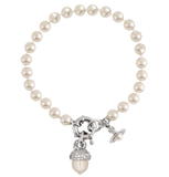  Vòng Tay Nữ Vivienne Westwood Lucille Pearl 'Silver' 