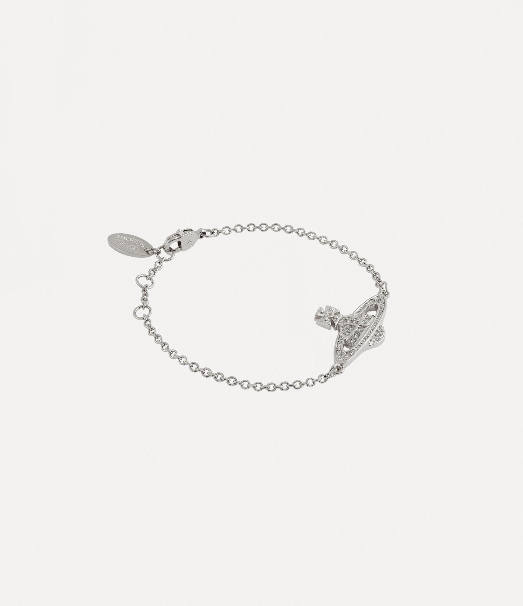  Vòng Tay Nữ Vivienne Westwood Mini Bas 'Silver' 