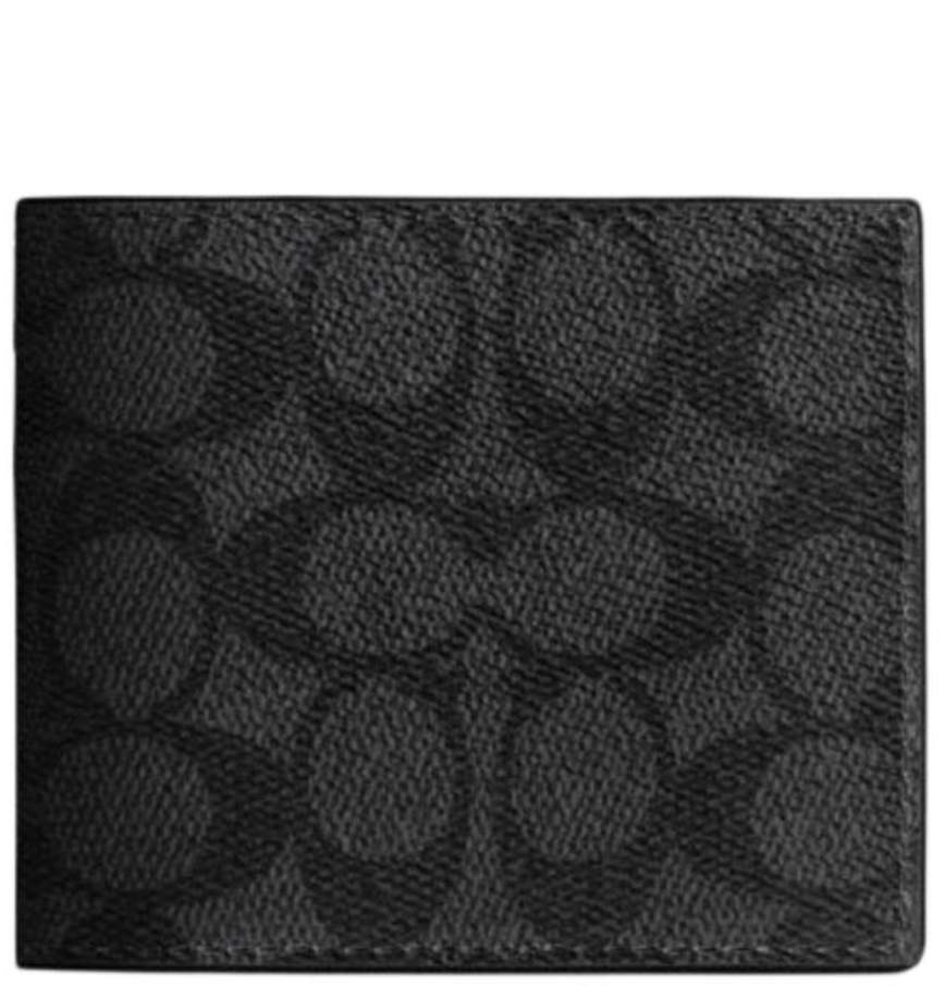  Ví Nam Coach Bifold Wallet 'Black' 