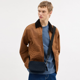  Túi Nam Coach Wyatt Signature Leather 'Navy' 