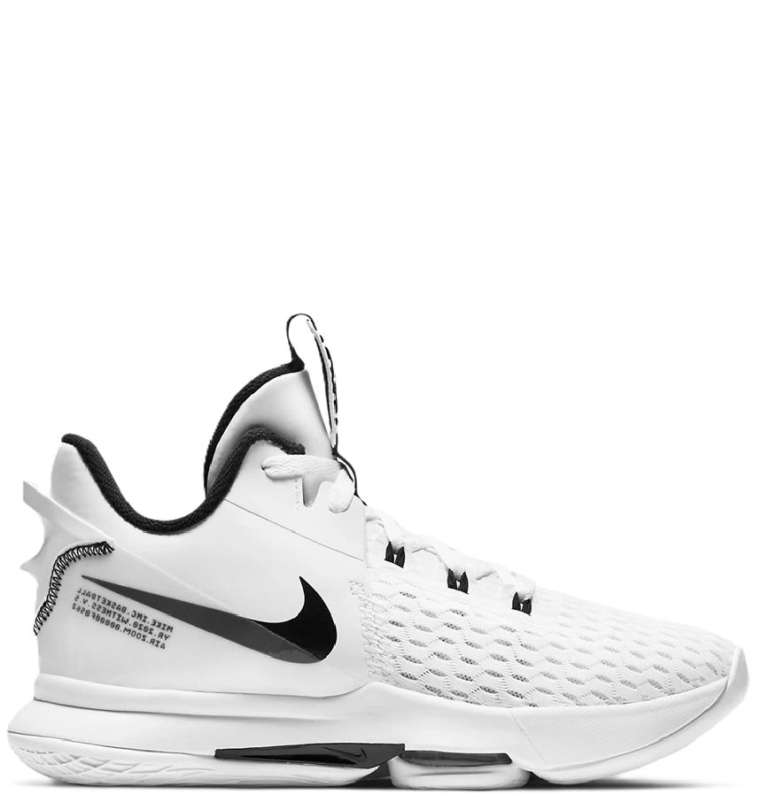  Giày Nike LeBron Witness 5 EP ‘White Black’ 