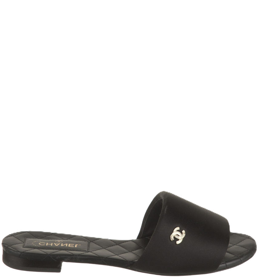  Dép Nữ Chanel Sandales Chaussures Sandals 'Black' 