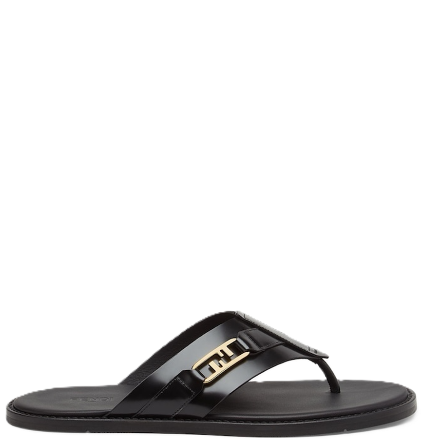  Dép Nam Fendi O’Lock Sandals 'Black' 