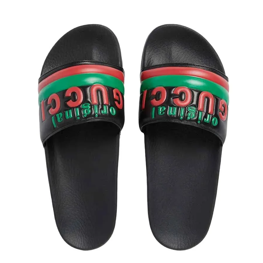  Dép Nam Gucci Original Slide Black' 