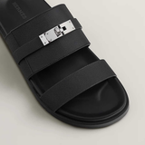  Dép Nam Hermes Jackson Sandal 'Black' 