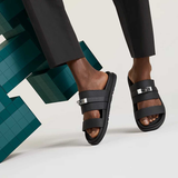  Dép Nam Hermes Jackson Sandal 'Black' 