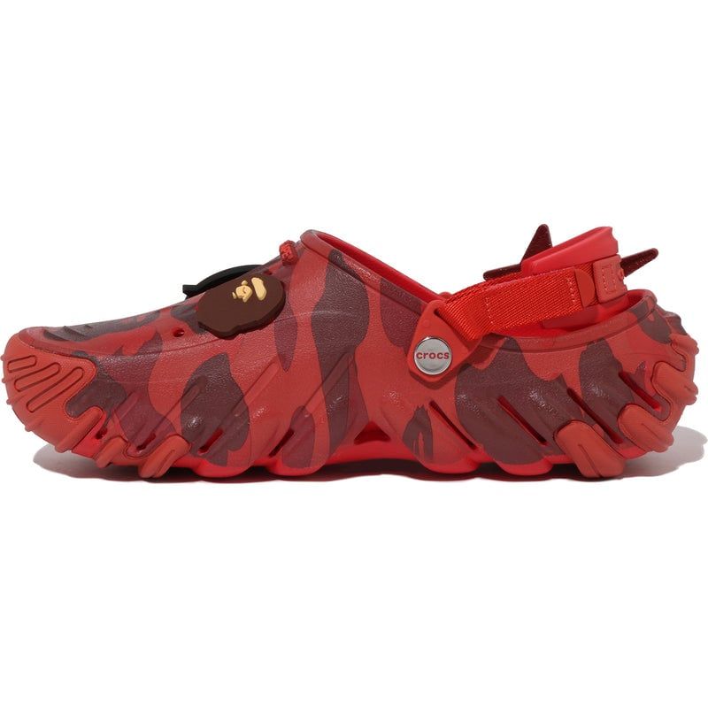  Dép Bape X Crocs - Echo 'Red' 