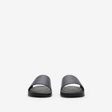  Dép Burberry Check Slides 'Navy' 