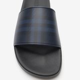  Dép Burberry Check Slides 'Navy' 