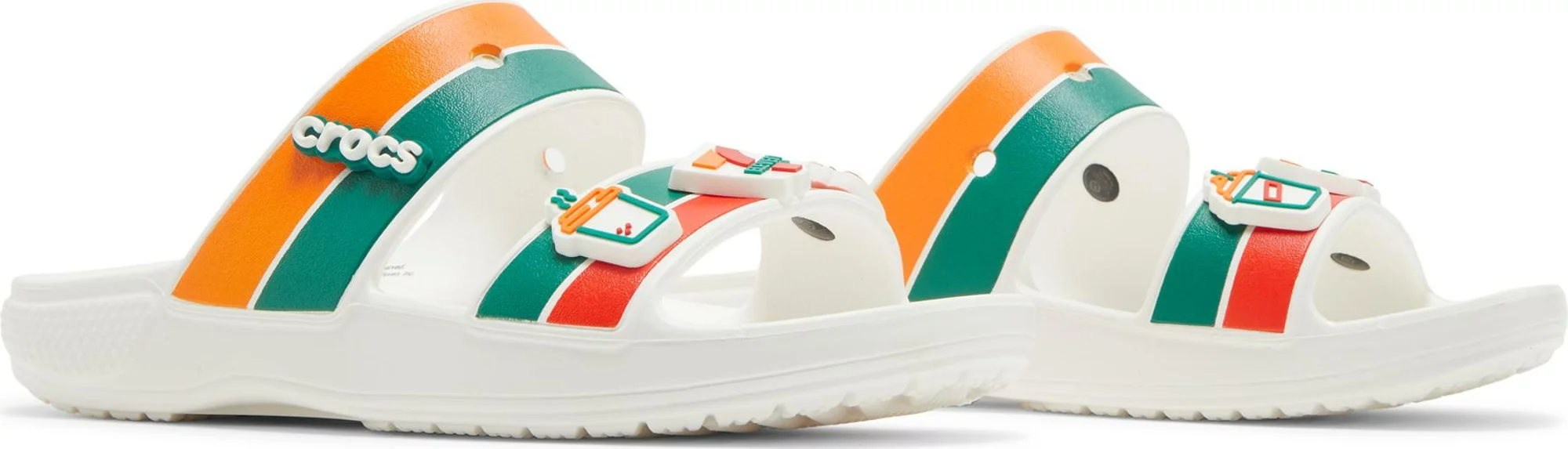  Dép Crocs 7-Eleven x Classic Sandal ‘White’ 