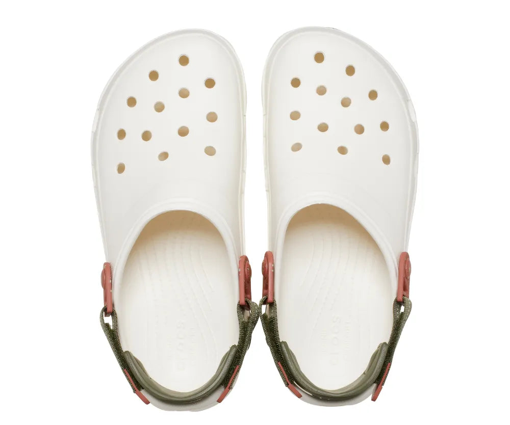  Dép Crocs All Terrain Clogs ‘White Green’ 