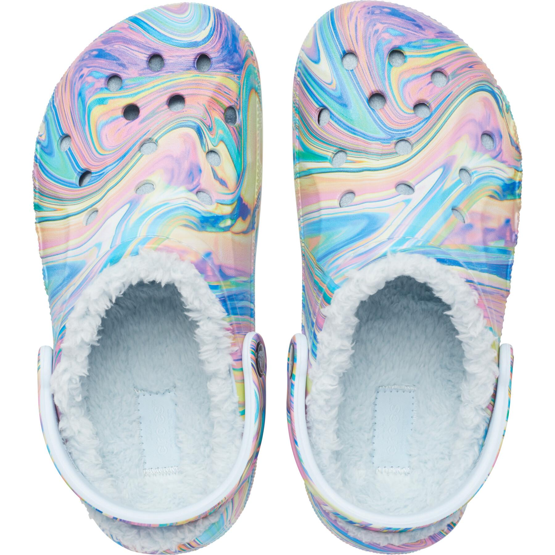  Dép Crocs Baya Lined Clogs ‘Multicolor’ 