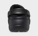  Dép Crocs Baya Platform Lined Clogs ‘Black’ 