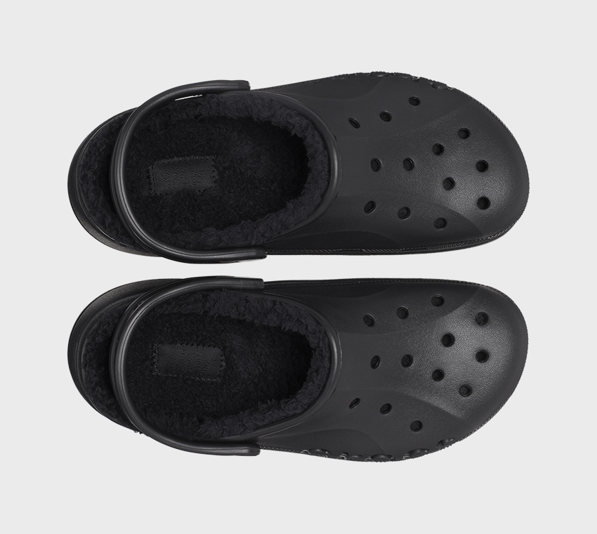  Dép Crocs Baya Platform Lined Clogs ‘Black’ 