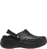 Dép Crocs Baya Platform Lined Clogs ‘Black’ 