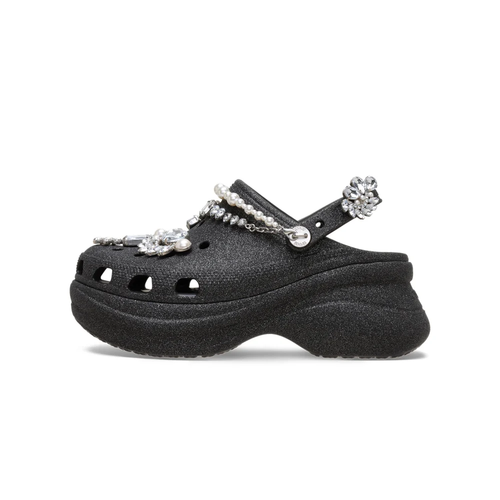  Dép Crocs Classic Bae Clog ‘Wedding Glitter Black’ 