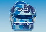 Dép Crocs Classic Clog x A Bathing Ape ABC ‘Camo Blue’ 